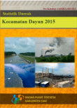 STATISTIK DAERAH KECAMATAN DAYUN 2015