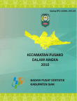 Kecamatan Pusako Dalam Angka 2010